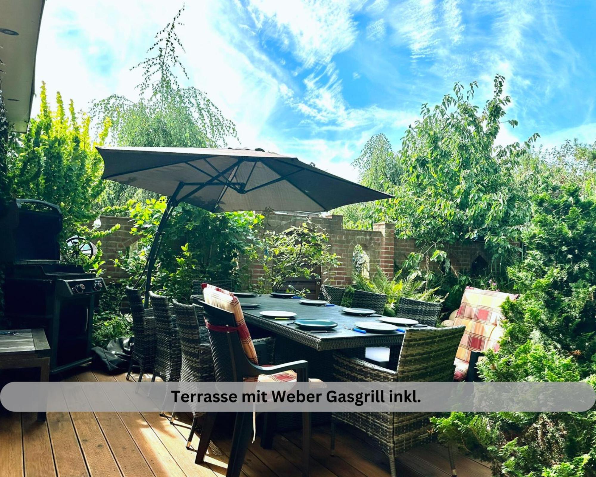 Of Africa - Einzigartige Themenzimmer, Eingezaeunten Garten, Sauna, Whirlpool & Kamin, Hunde Willkommen, Gasgrill, Voll Ausgestattete Kueche, Grosser Essbereich, Hamburg & Stade In Der Naehe Twielenfleth