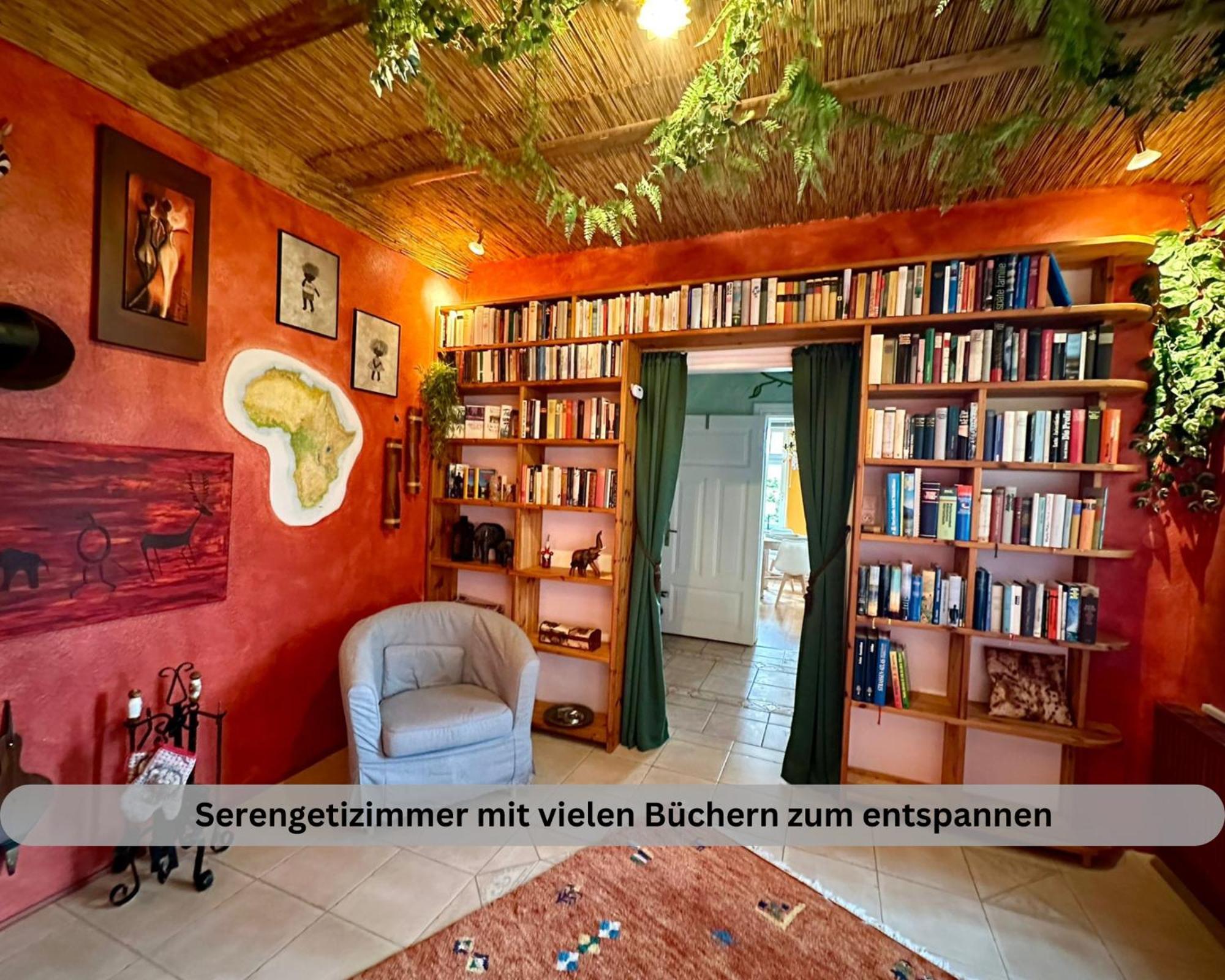 Of Africa - Einzigartige Themenzimmer, Eingezaeunten Garten, Sauna, Whirlpool & Kamin, Hunde Willkommen, Gasgrill, Voll Ausgestattete Kueche, Grosser Essbereich, Hamburg & Stade In Der Naehe Holiday home Twielenfleth
