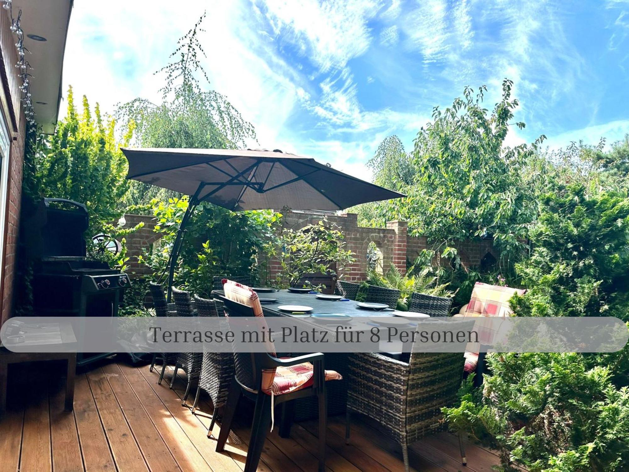 Holiday home Of Africa - Einzigartige Themenzimmer, Eingezaeunten Garten, Sauna, Whirlpool & Kamin, Hunde Willkommen, Gasgrill, Voll Ausgestattete Kueche, Grosser Essbereich, Hamburg & Stade In Der Naehe *