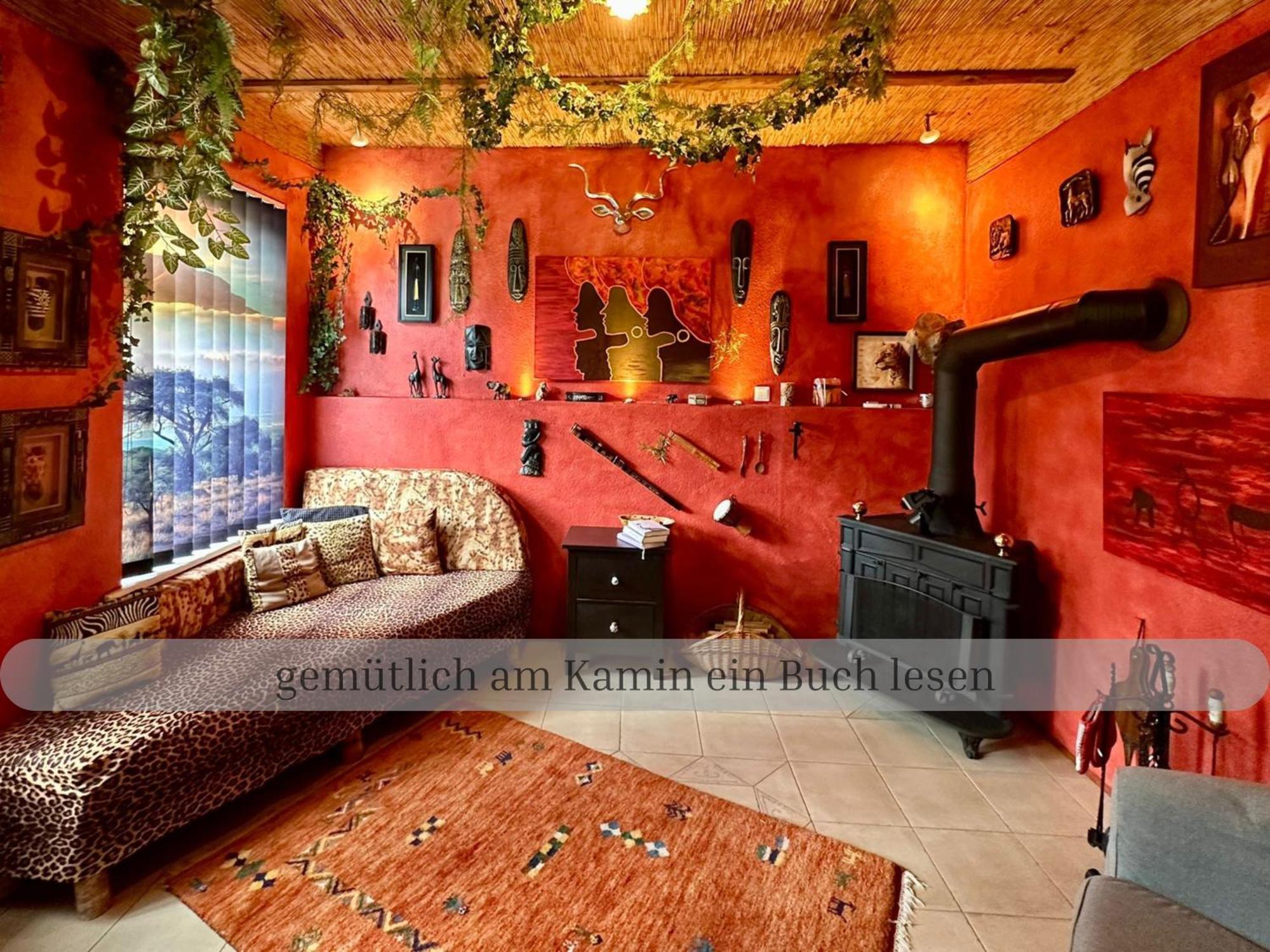 Holiday home Of Africa - Einzigartige Themenzimmer, Eingezaeunten Garten, Sauna, Whirlpool & Kamin, Hunde Willkommen, Gasgrill, Voll Ausgestattete Kueche, Grosser Essbereich, Hamburg & Stade In Der Naehe Twielenfleth