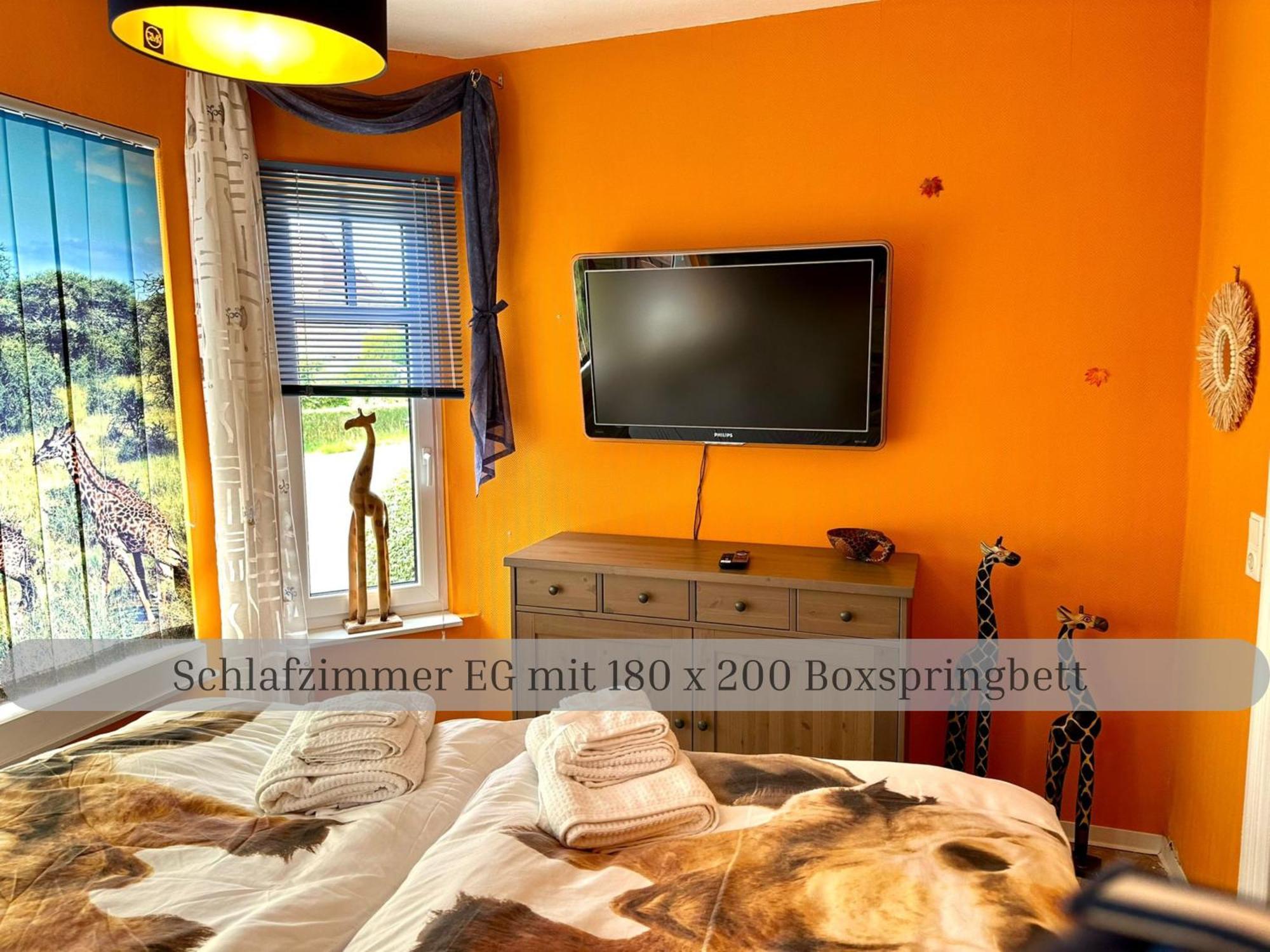 Of Africa - Einzigartige Themenzimmer, Eingezaeunten Garten, Sauna, Whirlpool & Kamin, Hunde Willkommen, Gasgrill, Voll Ausgestattete Kueche, Grosser Essbereich, Hamburg & Stade In Der Naehe