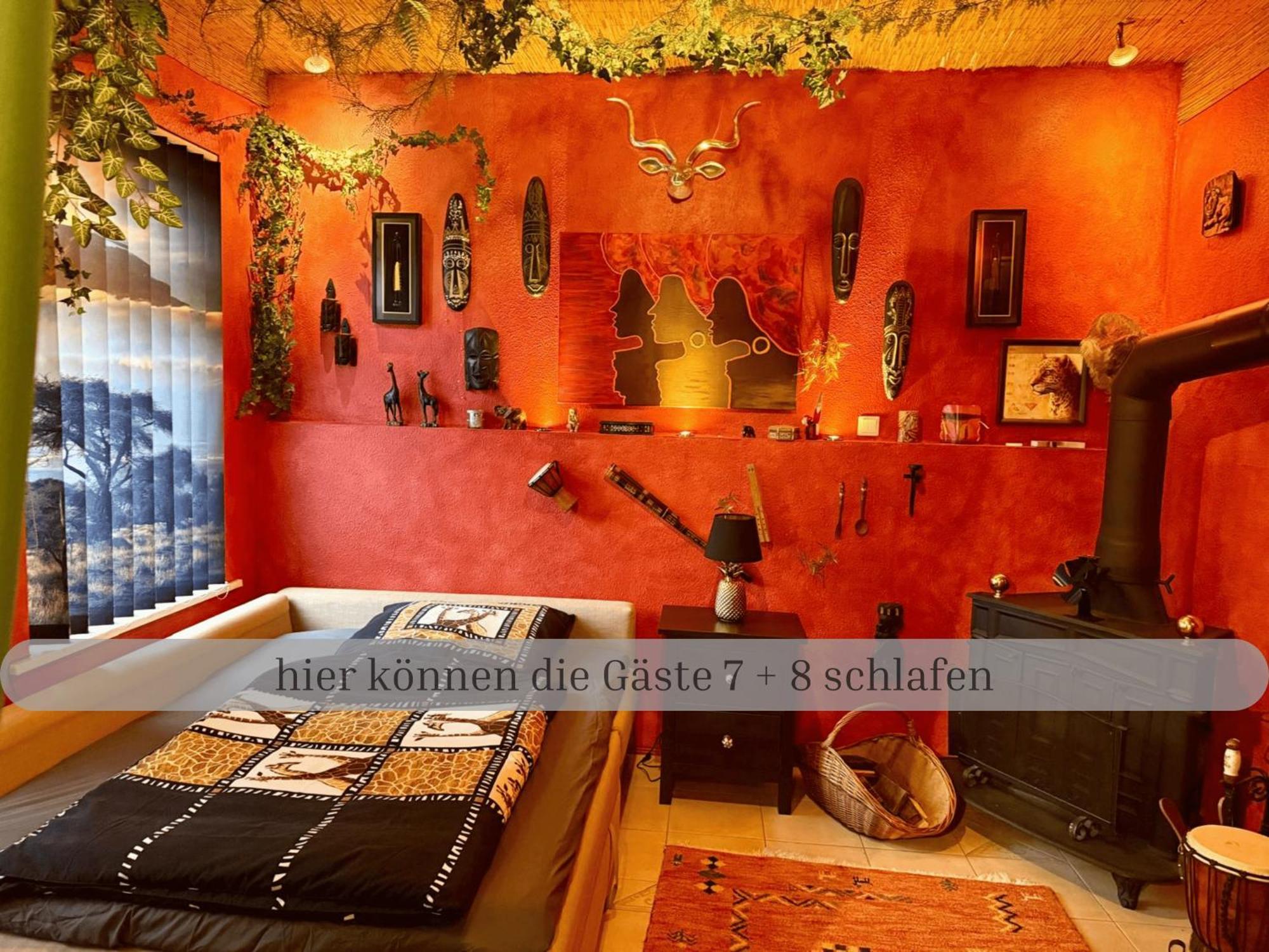 Of Africa - Einzigartige Themenzimmer, Eingezaeunten Garten, Sauna, Whirlpool & Kamin, Hunde Willkommen, Gasgrill, Voll Ausgestattete Kueche, Grosser Essbereich, Hamburg & Stade In Der Naehe Holiday home *